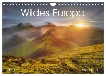 Kalender/Terminbuch Wildes Europa 2027 (Wandkalender 2027 DIN A4 quer), CALVENDO Monatskalender Calvendo