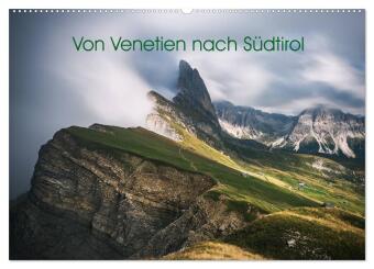 Kalender/Terminbuch Von Venetien nach Südtirol (Wandkalender 2027 DIN A2 quer), CALVENDO Monatskalender Calvendo