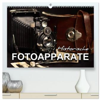 Kalender/agenda Historische Fotoapparate (hochwertiger Premium Wandkalender 2027 DIN A2 quer), Kunstdruck in Hochglanz Calvendo