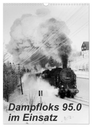 Kalendář/Diář Dampfloks 95.0 im Einsatz (Wandkalender 2027 DIN A3 hoch), CALVENDO Monatskalender Calvendo