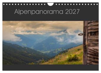 Kalender/Terminbuch Alpenpanorama 2027 (Wandkalender 2027 DIN A4 quer), CALVENDO Monatskalender Calvendo