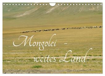 Kalender/agenda Mongolei - weites Land (Wandkalender 2027 DIN A4 quer), CALVENDO Monatskalender Calvendo