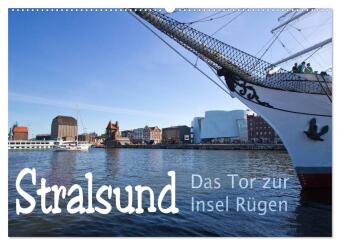 Kalender/Terminbuch Stralsund. Das Tor zur Insel Rügen (Wandkalender 2027 DIN A2 quer), CALVENDO Monatskalender Calvendo