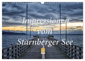 Naptár/Határidőnapló Impressionen vom Starnberger See (Wandkalender 2027 DIN A3 quer), CALVENDO Monatskalender Calvendo