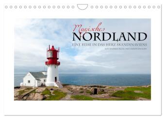 Naptár/Határidőnapló Magisches Nordland. Eine Reise in das Herz Skandinaviens (Wandkalender 2027 DIN A4 quer), CALVENDO Monatskalender Calvendo