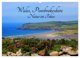 Kalender/agenda Wales Pembrokeshire - Natur im Fokus- (Wandkalender 2027 DIN A2 quer), CALVENDO Monatskalender Calvendo