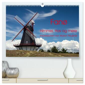 Kalendář/Diář Fanø - Himmel, Hav og mere (hochwertiger Premium Wandkalender 2027 DIN A2 quer), Kunstdruck in Hochglanz Calvendo