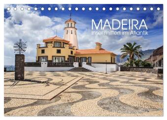 Kalendár/Diár Madeira - Insel mitten im Atlantik (Tischkalender 2027 DIN A5 quer), CALVENDO Monatskalender Calvendo