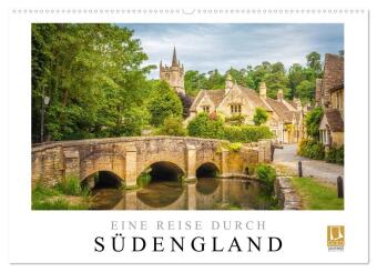 Kalender/agenda Eine Reise durch Südengland (Wandkalender 2027 DIN A2 quer), CALVENDO Monatskalender Calvendo