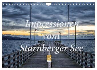 Naptár/Határidőnapló Impressionen vom Starnberger See (Wandkalender 2027 DIN A4 quer), CALVENDO Monatskalender Calvendo