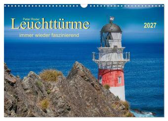Kalender/agenda Leuchtürme - immer wieder faszinierend (Wandkalender 2027 DIN A3 quer), CALVENDO Monatskalender Calvendo