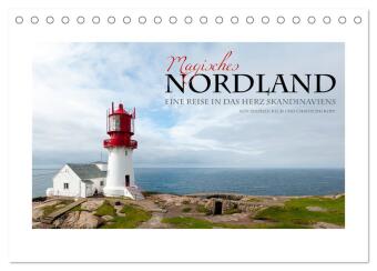 Naptár/Határidőnapló Magisches Nordland. Eine Reise in das Herz Skandinaviens (Tischkalender 2027 DIN A5 quer), CALVENDO Monatskalender Calvendo