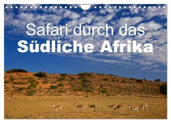 Kalender/Terminbuch Safari durch das Südliche Afrika (Wandkalender 2027 DIN A4 quer), CALVENDO Monatskalender Calvendo