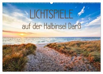 Calendar / Agendă Lichtspiele auf der Halbinsel Darß (Wandkalender 2027 DIN A2 quer), CALVENDO Monatskalender Calvendo
