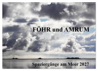 Kalender/Terminbuch Föhr und Amrum - Spaziergänge am Meer (Wandkalender 2027 DIN A3 quer), CALVENDO Monatskalender Calvendo