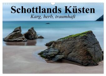 Kalender/Terminbuch Schottlands Küsten. Karg, herb, traumhaft (Wandkalender 2027 DIN A3 quer), CALVENDO Monatskalender Calvendo