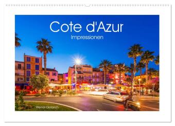 Kalender/agenda COTE D'AZUR Impressionen (Wandkalender 2027 DIN A2 quer), CALVENDO Monatskalender Calvendo