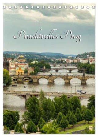 Kalender/Terminbuch Prachtvolles Prag (Tischkalender 2027 DIN A5 hoch), CALVENDO Monatskalender Calvendo