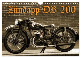 Calendario/Agenda Zündapp DB 200 (Wandkalender 2027 DIN A4 quer), CALVENDO Monatskalender Calvendo