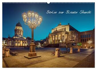 Kalender/agenda Die Blaue Stunde in Berlin (Wandkalender 2027 DIN A2 quer), CALVENDO Monatskalender Calvendo