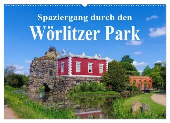 Kalendár/Diár Spaziergang durch den Wörlitzer Park (Wandkalender 2027 DIN A2 quer), CALVENDO Monatskalender Calvendo