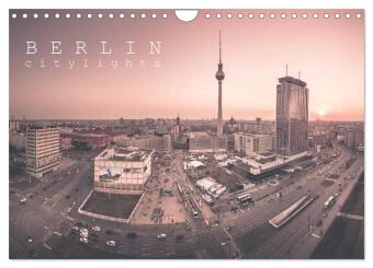 Kalender/agenda Berlin Citylights (Wandkalender 2027 DIN A4 quer), CALVENDO Monatskalender Calvendo