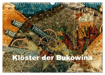 Kalender/agenda Klöster der Bukowina (Wandkalender 2027 DIN A3 quer), CALVENDO Monatskalender Calvendo