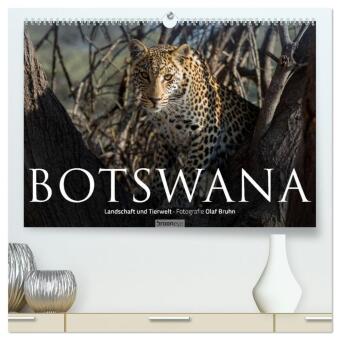 Kalendář/Diář Botswana - Landschaft und Tierwelt (hochwertiger Premium Wandkalender 2027 DIN A2 quer), Kunstdruck in Hochglanz Calvendo