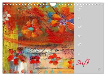 Calendar / Agendă Blumenduft (Wandkalender 2027 DIN A4 quer), CALVENDO Monatskalender Calvendo