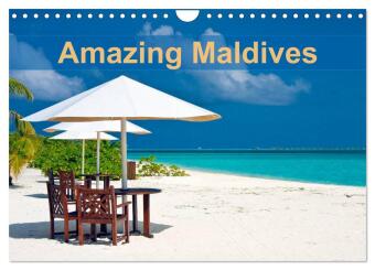 Naptár/Határidőnapló Amazing Maldives (Wall Calendar 2027 DIN A4 landscape), CALVENDO 12 Month Wall Calendar Calvendo