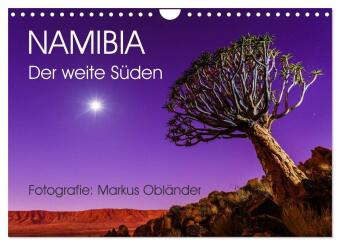Kalender/agenda Namibia - Der weite Süden (Wandkalender 2027 DIN A4 quer), CALVENDO Monatskalender Calvendo