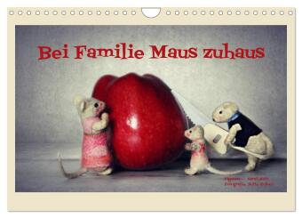 Kalender/Terminbuch Bei Familie Maus zuhaus (Wandkalender 2027 DIN A4 quer), CALVENDO Monatskalender Calvendo