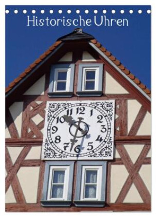 Calendar / Agendă Historische Uhren (Tischkalender 2027 DIN A5 hoch), CALVENDO Monatskalender Calvendo