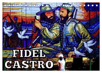 Kalendar/Rokovnik FIDEL CASTRO (Tischkalender 2027 DIN A5 quer), CALVENDO Monatskalender Calvendo