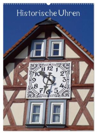 Календар/тефтер Historische Uhren (Wandkalender 2027 DIN A2 hoch), CALVENDO Monatskalender Calvendo