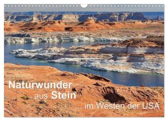 Kalender/agenda Naturwunder aus Stein im Westen der USA (Wandkalender 2027 DIN A3 quer), CALVENDO Monatskalender Calvendo
