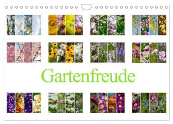 Calendario/Agenda Gartenfreude (Wandkalender 2027 DIN A4 quer), CALVENDO Monatskalender Calvendo