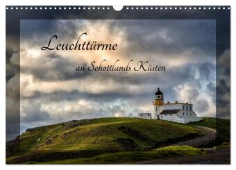 Calendario/Diario Leuchttürme an Schottlands Küsten (Wandkalender 2027 DIN A3 quer), CALVENDO Monatskalender Calvendo