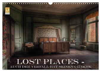 Kalender/Terminbuch Lost Places - Auch der Verfall hat seinen Charme (Wandkalender 2027 DIN A3 quer), CALVENDO Monatskalender Calvendo