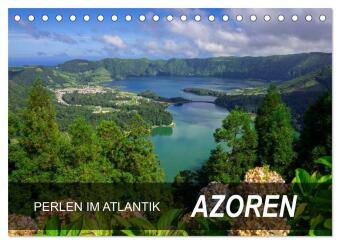 Kalender/agenda Perlen im Atlantik - Azoren (Tischkalender 2027 DIN A5 quer), CALVENDO Monatskalender Calvendo