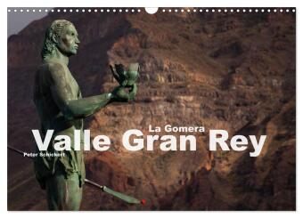 Naptár/Határidőnapló La Gomera - Valle Gran Rey (Wandkalender 2027 DIN A3 quer), CALVENDO Monatskalender Calvendo