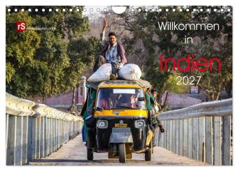 Kalender/Terminbuch Willkommen in Indien 2027 (Wandkalender 2027 DIN A4 quer), CALVENDO Monatskalender Calvendo