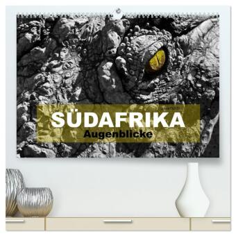 Naptár/Határidőnapló SÜDAFRIKA Augenblicke (hochwertiger Premium Wandkalender 2027 DIN A2 quer), Kunstdruck in Hochglanz Calvendo