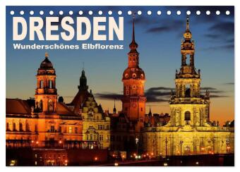 Kalender/Terminbuch Dresden - Wunderschönes Elbflorenz (Tischkalender 2027 DIN A5 quer), CALVENDO Monatskalender Calvendo