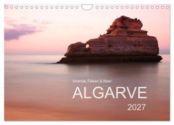 Kalender/Terminbuch Strände, Felsen und Meer - ALGARVE 2027 (Wandkalender 2027 DIN A4 quer), CALVENDO Monatskalender Calvendo