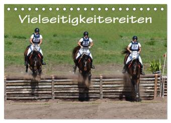 Kalender/agenda Vielseitigkeitsreiten (Tischkalender 2027 DIN A5 quer), CALVENDO Monatskalender Calvendo