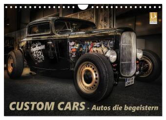 Kalender/Terminbuch Custom Cars - Autos die begeistern (Wandkalender 2027 DIN A4 quer), CALVENDO Monatskalender Calvendo