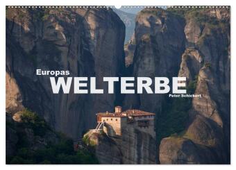 Naptár/Határidőnapló Europas Welterbe (Wandkalender 2027 DIN A2 quer), CALVENDO Monatskalender Calvendo
