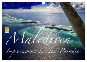 Kalender/Terminbuch Malediven Impressionen aus dem Paradies (Wandkalender 2027 DIN A3 quer), CALVENDO Monatskalender Calvendo