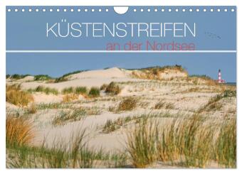 Kalendár/Diár Küstenstreifen an der Nordsee (Wandkalender 2027 DIN A4 quer), CALVENDO Monatskalender Calvendo